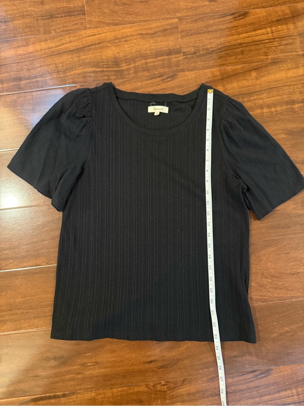 Madewell mixed media top